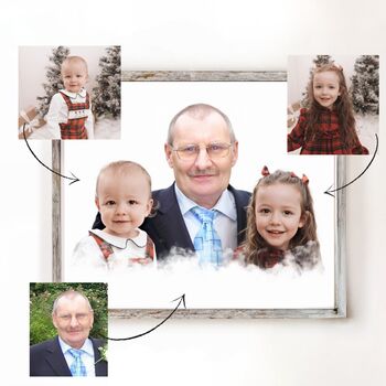 Group Personalised Photo Merge A4 Print Gift, 7 of 12