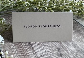 Wedding Table Guests Place Name Card Personalised, 6 of 12
