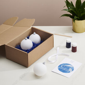 Make Your Own Christmas Marble Baubles Kit, 2 of 5