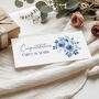 Personalised Money Envelope For Wedding Gift. Dusty Blue, thumbnail 1 of 4