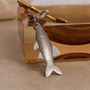Fish Pewter Key Ring, thumbnail 3 of 3