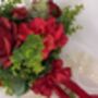 The Ruby Red Rose Bridal Bouquet, thumbnail 7 of 12