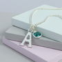 Personalised Birthstone Charm Necklace, thumbnail 5 of 9