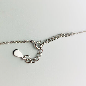 Sterling Silver Red Heart Pendant Necklace, 3 of 6