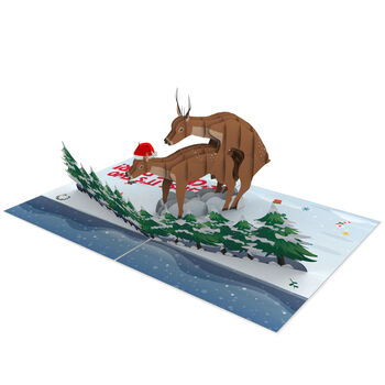 F*Cking Deer! Funny Christmas Card With Cheeky 3D Pop Ups, 8 of 9
