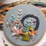 Abstract Embroidery Kit 'Seedlings', thumbnail 3 of 4