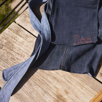 Reworked Denim Father's Day Apron, 2 of 8