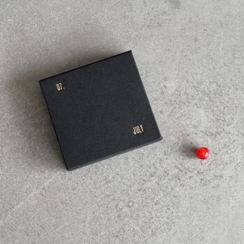 July Birthstone Ruby Gold Plated Necklace, 9 of 9