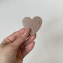 Two Pack Of Rose Gold Heart Wall Hooks, thumbnail 2 of 3