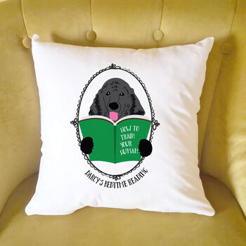 Personalised Dog Gift Cushion Train Your Human, 2 of 10