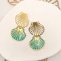 Large Statement Sea Shell Stud Earrings For Her, thumbnail 1 of 8