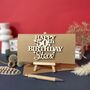 Personalised Milestone 50th Birthday Card Keepsake, thumbnail 1 of 12