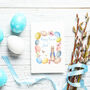 Personalised Easter Egg Rabbit Card, thumbnail 2 of 2