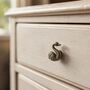 Elegant Swan Brass Cabinet Knob, thumbnail 3 of 9