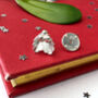 Sterling Silver Holly Pin Brooch, thumbnail 8 of 11