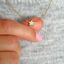 Sterling Silver Crystal Star Necklace, thumbnail 1 of 4