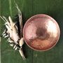 Personalised Copper Bowl, Medium. Handmade 9th Anniversary Gift, thumbnail 1 of 9