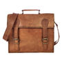 Personalised Leather Satchel Messenger Bag, thumbnail 10 of 12
