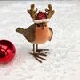 Robin In Christmas Hat, thumbnail 2 of 2