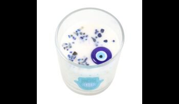 Hamsa Rose Crystal Candle Gift Set, 3 of 3