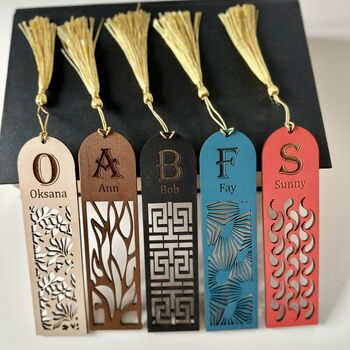 Personalised Wooden Bookmark, 2 of 4