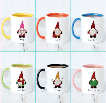 Personalised Winter Gonks Christmas Mug, 3 of 8