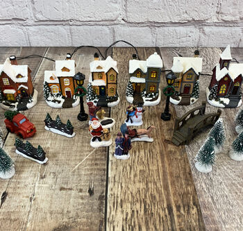 Christmas Village Scene For Windowsills Or Mantlepieces, 4 of 9