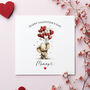 Personalised Elephant Valentine's Day Card For Mummy, thumbnail 1 of 5