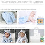 Personalised Dressing Gown And Blanket Baby Boy Hamper, thumbnail 3 of 12