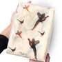 Pheasants Print Scarf In Personalised Gift Box, thumbnail 2 of 8