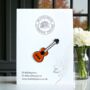 Acoustic Guitar Musical Instrument Enamel Pin Badge, thumbnail 1 of 8