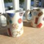 Set Of Two Mini Cream Jugs In Sewing Room Design, thumbnail 7 of 12