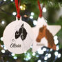 Personalised Horse Christmas Decoration Bold, thumbnail 1 of 12