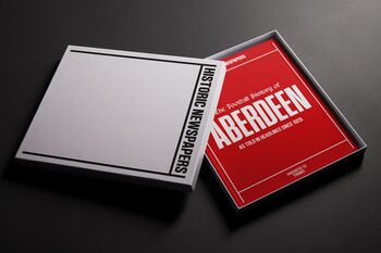 Aberdeen Fc Personalised Football Gift Dons Newspaper History Book, 3 of 12