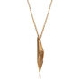 Reversible Gold Plated Silver Shard Necklace, thumbnail 3 of 4