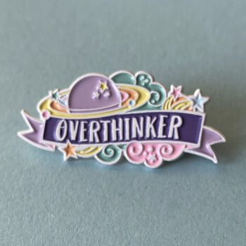 Overthinker Enamel Pin, 4 of 5