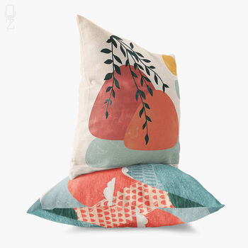 Set Of Two Abstract And Mountain Cushions, 5 of 11