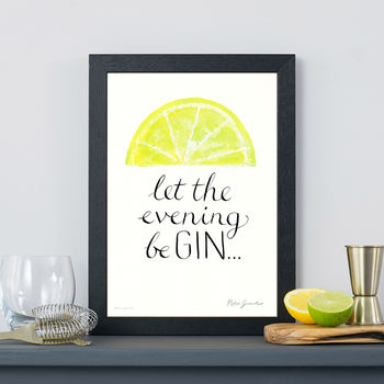 'Let The Evening Be Gin' Original Painting, 5 of 12