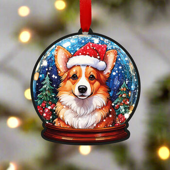 Corgi Dog Tree Decoration, 2 of 2