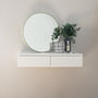 Small Floating Dressing Table White, thumbnail 1 of 8