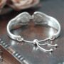 Shell Scroll Vintage Spoon Bracelet, thumbnail 3 of 5