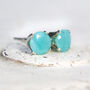 Amazonite Stud Earrings, thumbnail 2 of 11