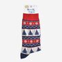 Men's Bamboo Socks Christmas Tree Fair Isle, thumbnail 5 of 5