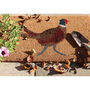 Printed Coir Doormat Pheasant, thumbnail 1 of 2