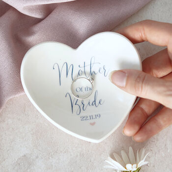 Personalised Mother Of The Bride Ring Dish Gift, 2 of 5