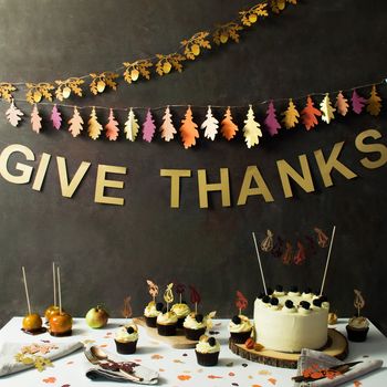 Give Thanks Thanksgiving Banner, 3 of 5