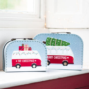Personalised Christmas Campervan Suitcases, 3 of 3