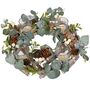 Evergreen Candle Holder Wreath Centerpiece, thumbnail 2 of 6
