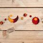 Sun, Moon And Star Hanging Sun Catcher Sunset Orange, thumbnail 4 of 10