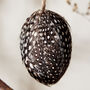 Set Of Three Hanging Eggs With Feathers, thumbnail 4 of 6